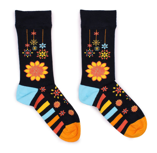 Hop Hare Bamboo Socks - Mandala (M-L)