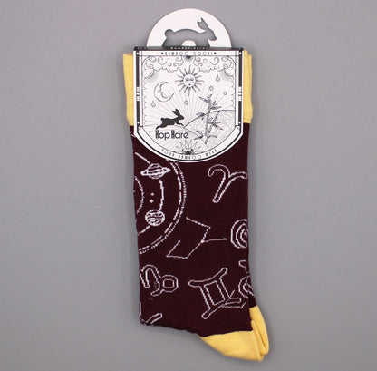 Hop Hare Bamboo Socks - Zodiac