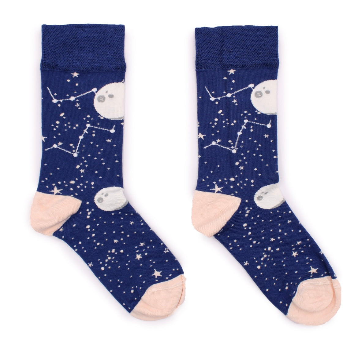 Hop Hare Bamboo Socks - Moon Walk